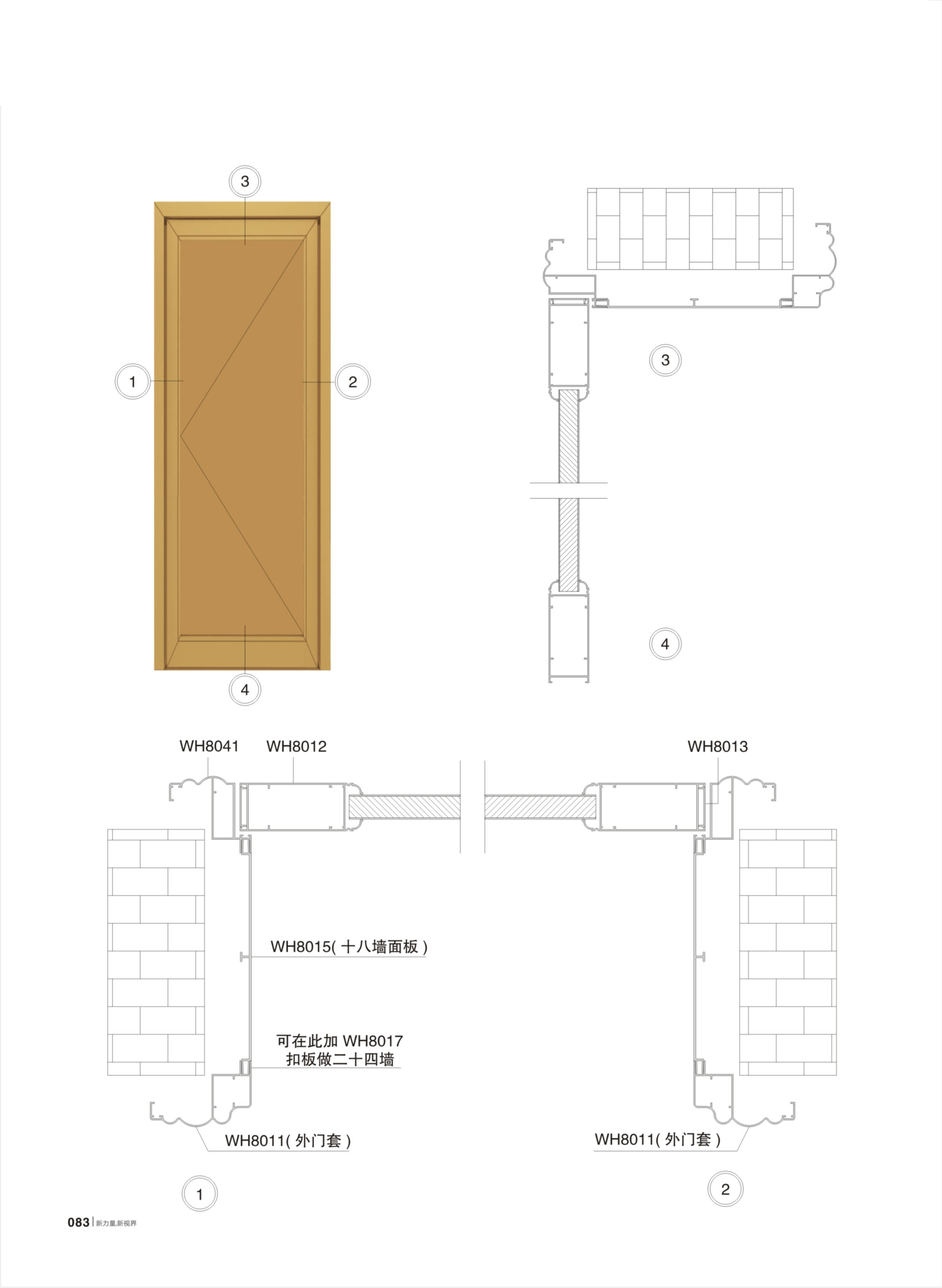 WH80平開(kāi)、推拉、吊門