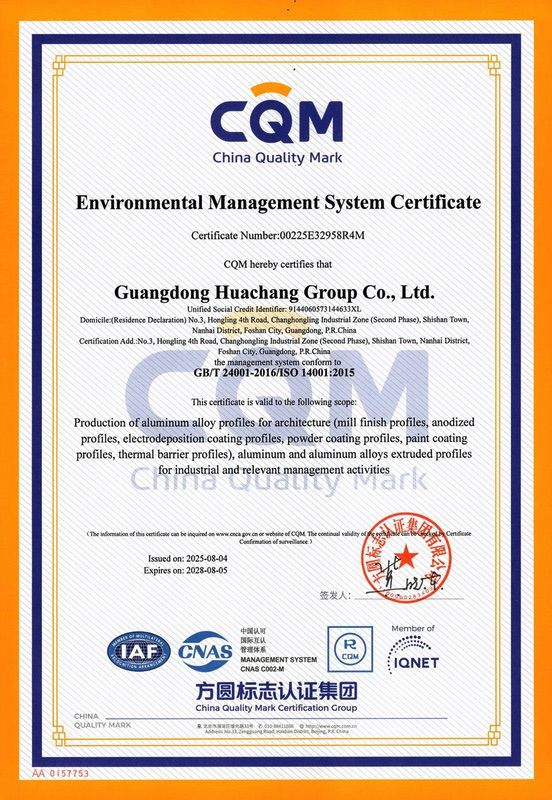 Certificado del Sistema de Gestión Ambiental